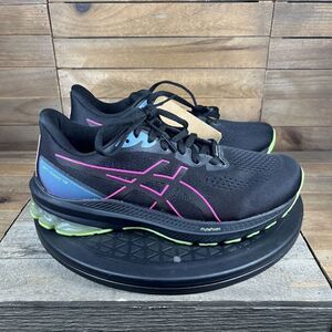 Asics GT-1000 12 GTX GORE-TEX Womens Size 7 Black Hot Pink Athletic Shoes